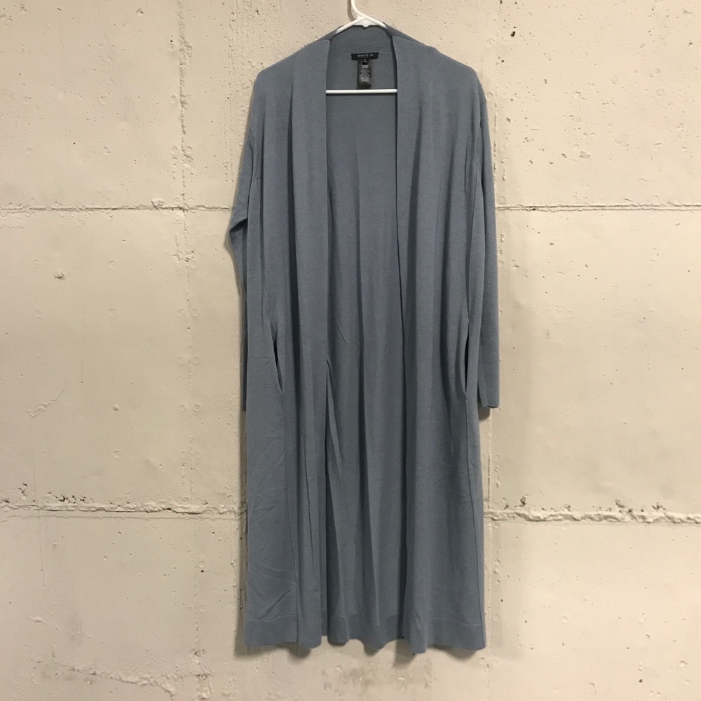 Lafayette 148 NY Cashmere Blend Long Cardigan